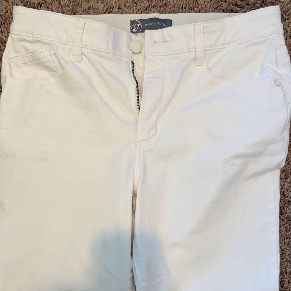 Wit and Wisdom Women's White Jeans